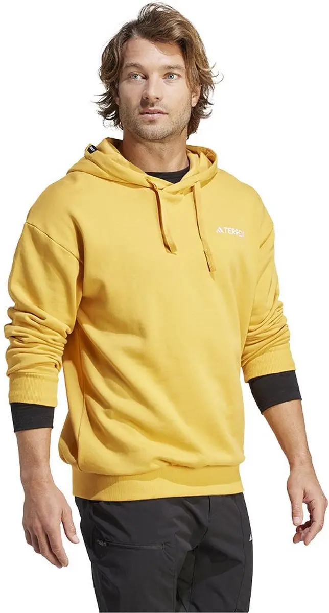 adidas Organiser Logo Hoodie - Geel - L - afbeelding 4 van 6