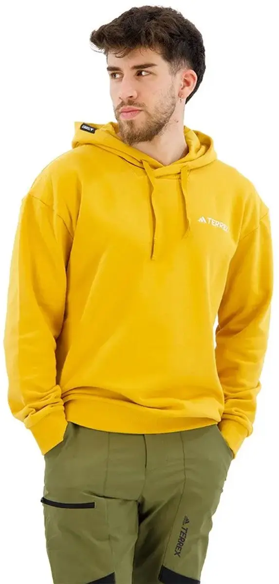 adidas Organiser Logo Hoodie - Geel - L - afbeelding 6 van 6
