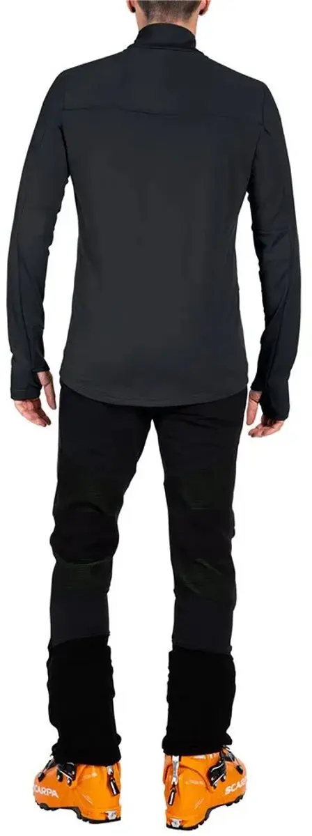 Vaude Livigno Halfzip II Fleecevest - Heren - Zwart - XL - afbeelding 3 van 6