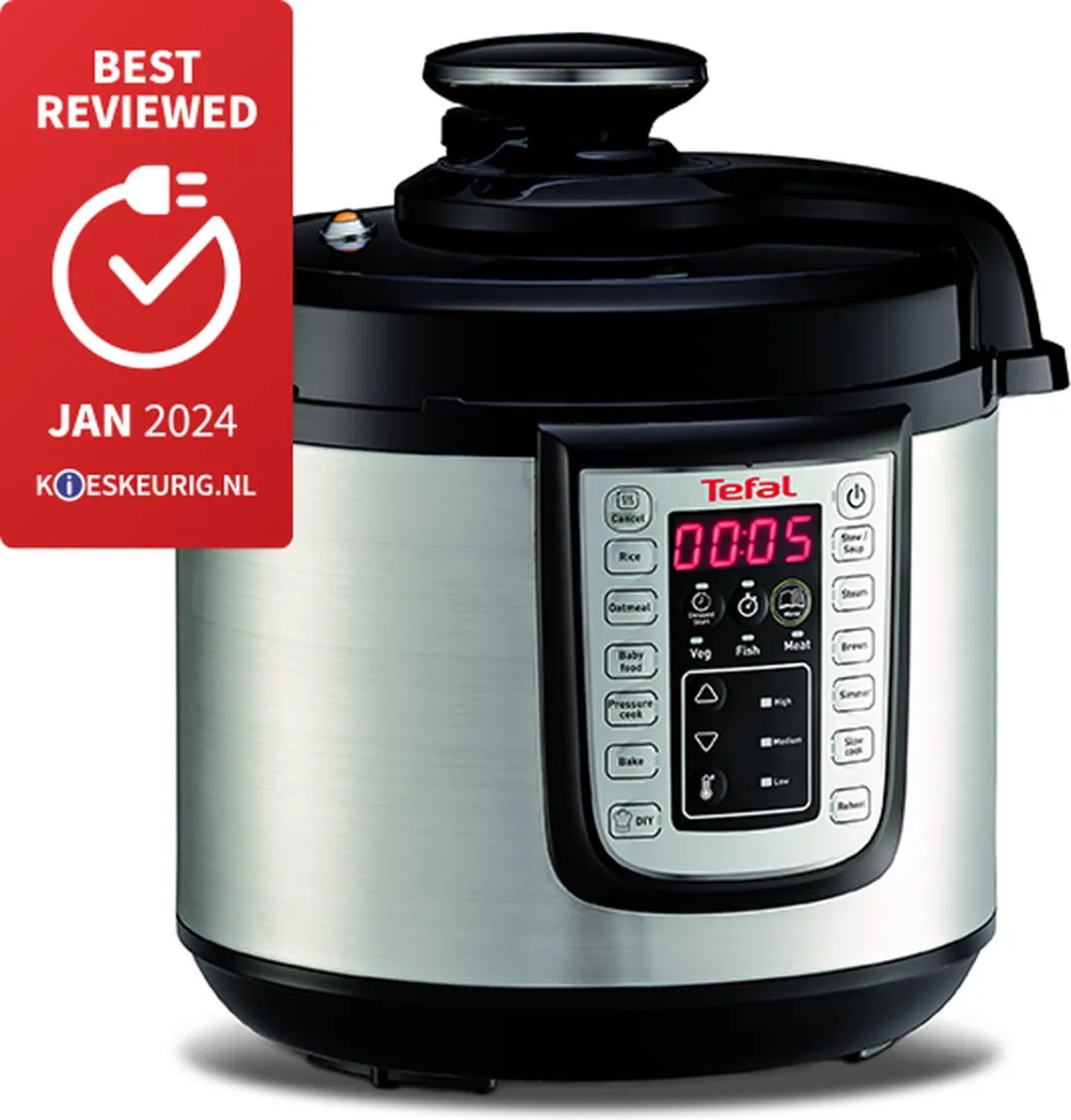 Tefal All-in-One CY505E Multicooker 6L - 25 Programma's - 1200W