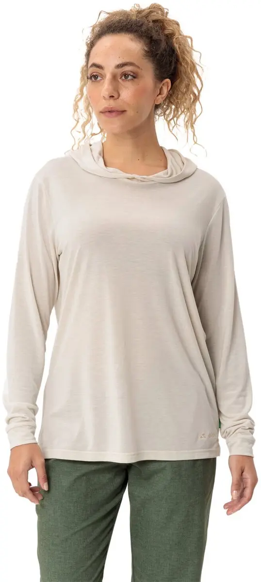 Vaude Mineo Dames Hoodie - Beige - 42 - afbeelding 2 van 6