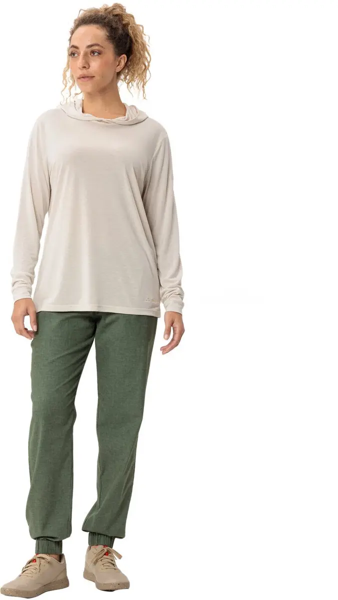 Vaude Mineo Dames Hoodie - Beige - 42 - afbeelding 4 van 6