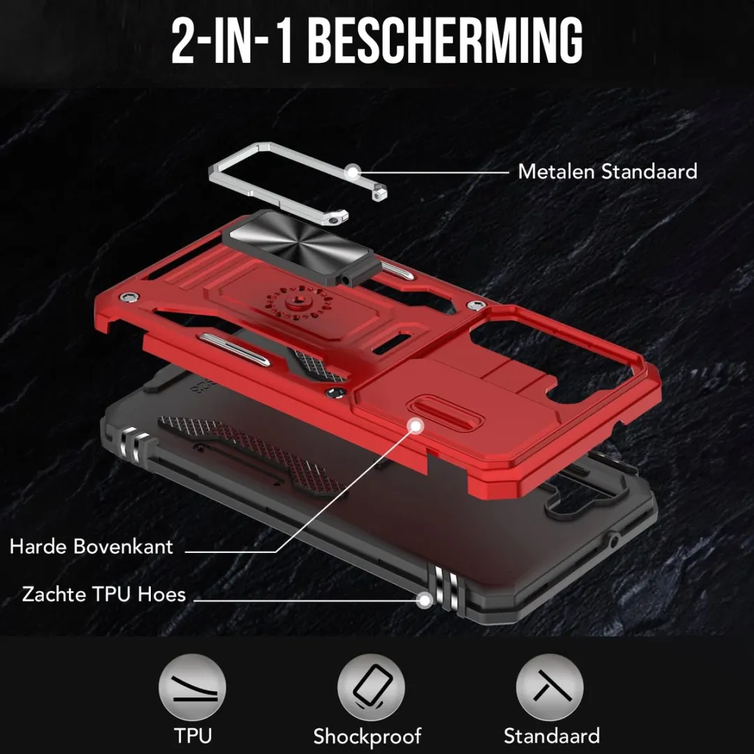 Nuvex Hoesje Samsung Galaxy S23 - Rood