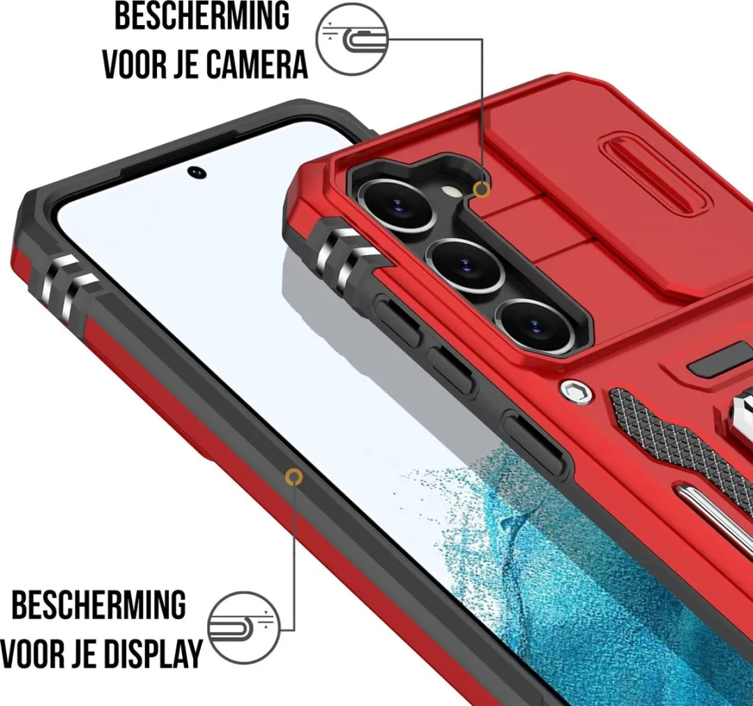 Nuvex Hoesje Samsung Galaxy S23 - Rood