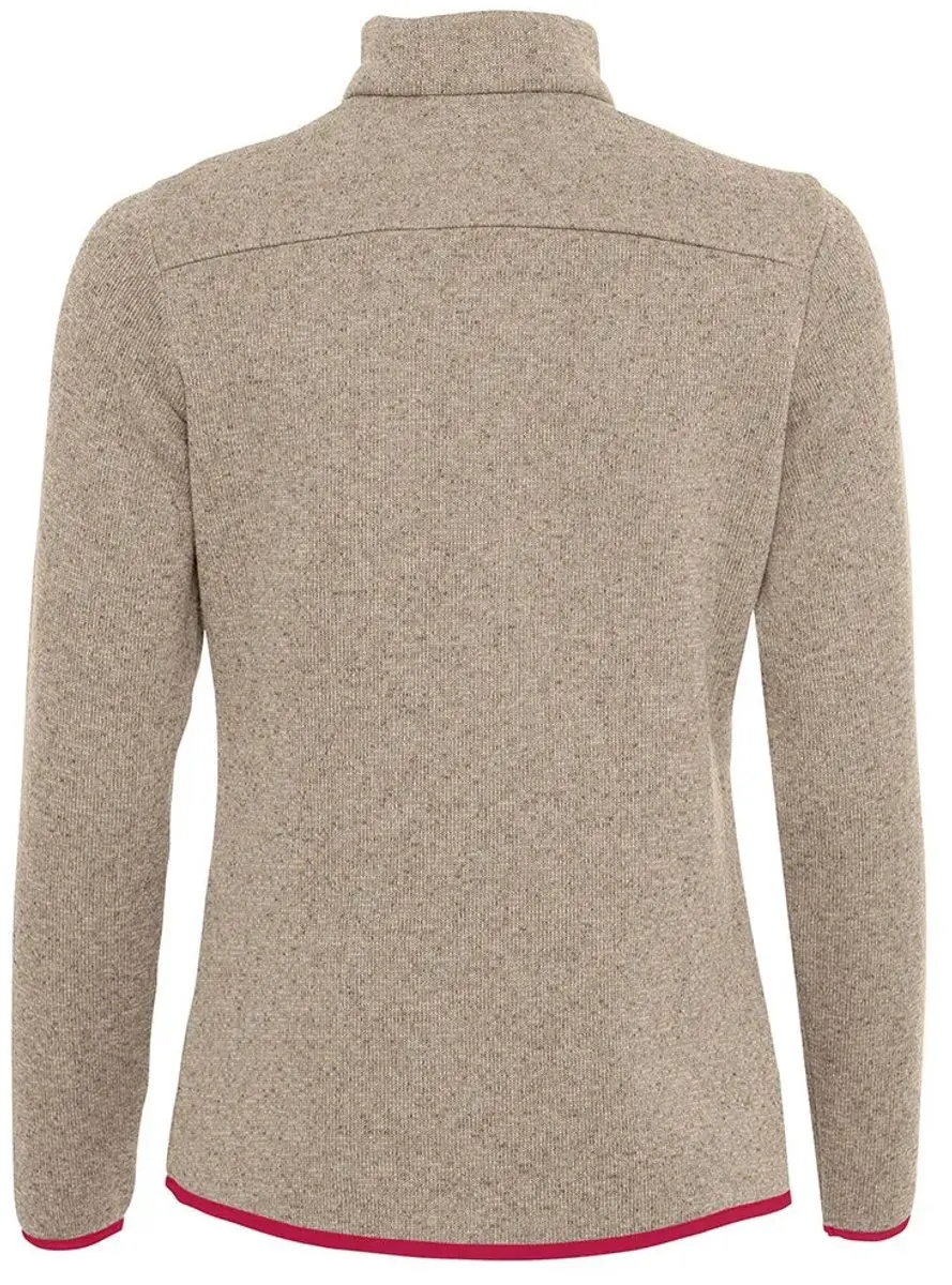 VAUDE Rienza IV Damesfleece met Rits - Linen - 44 - afbeelding 4 van 4