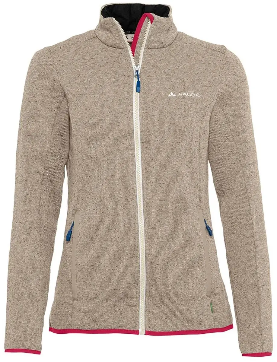 VAUDE Rienza IV Damesfleece met Rits - Linen - 44 - afbeelding 3 van 4