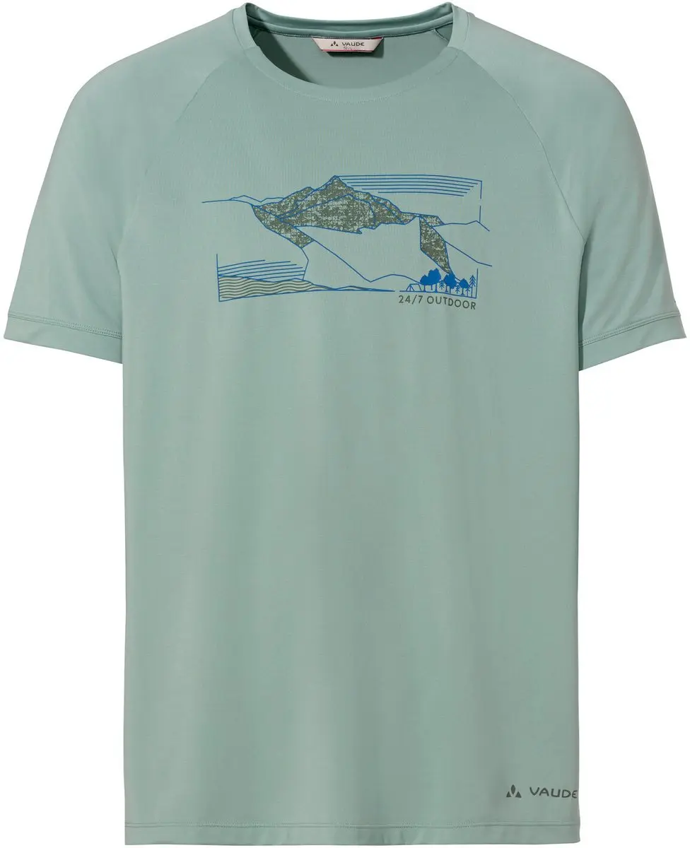 Vaude Gleann Ii T-shirt Met Korte Mouwen Groen 2XL Man
