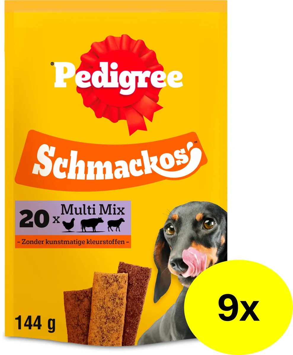 Pedigree Schmackos Multimix Hondensnacks - 180 Stuks