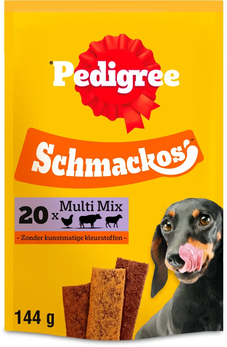 Pedigree Schmackos Multimix Hondensnacks - 180 Stuks