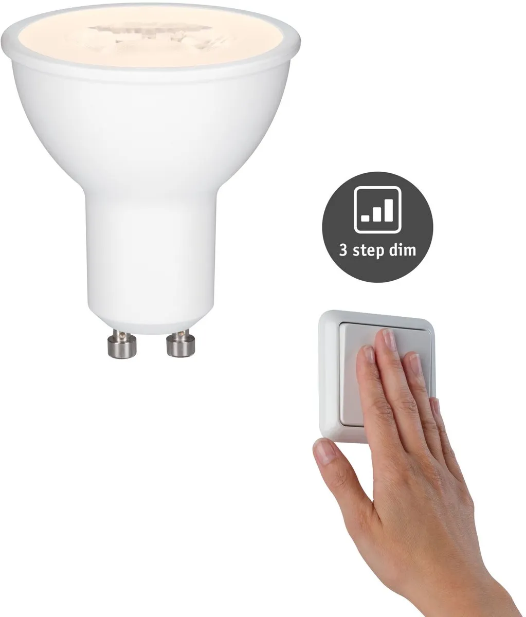 Paulmann LED Reflector GU10 6,5W 460lm 2700K - Wit