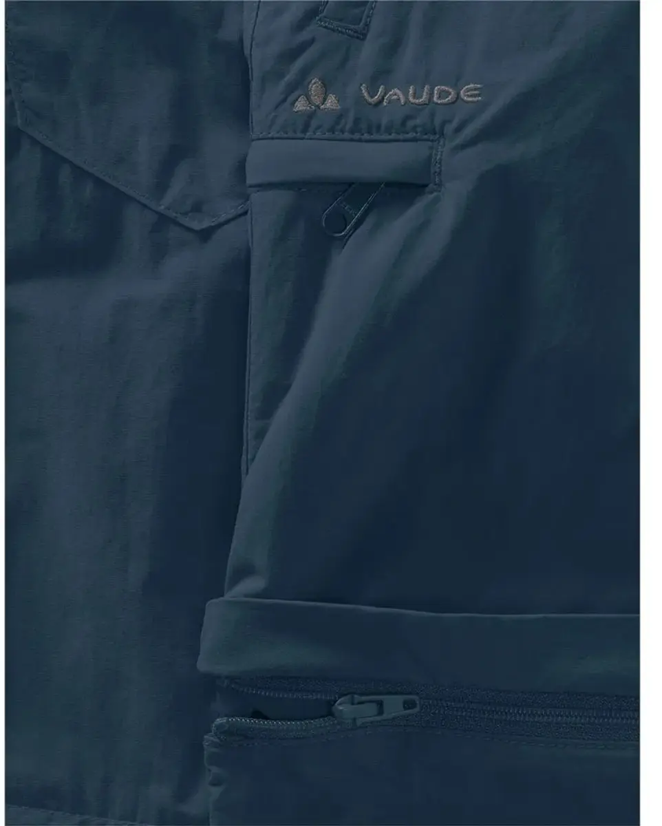 Vaude Detective Antimos Zipp-Off Kinderbroek - Dark Sea - afbeelding 3 van 6