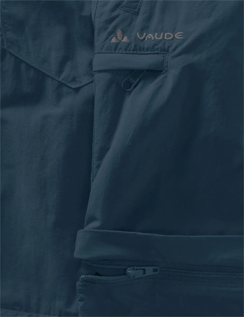 Vaude Detective Antimos Zipp-Off Kinderbroek - Dark Sea - afbeelding 5 van 6