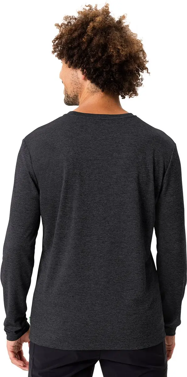 Vaude Essential T-shirt Met Lange Mouwen Zwart XL Man