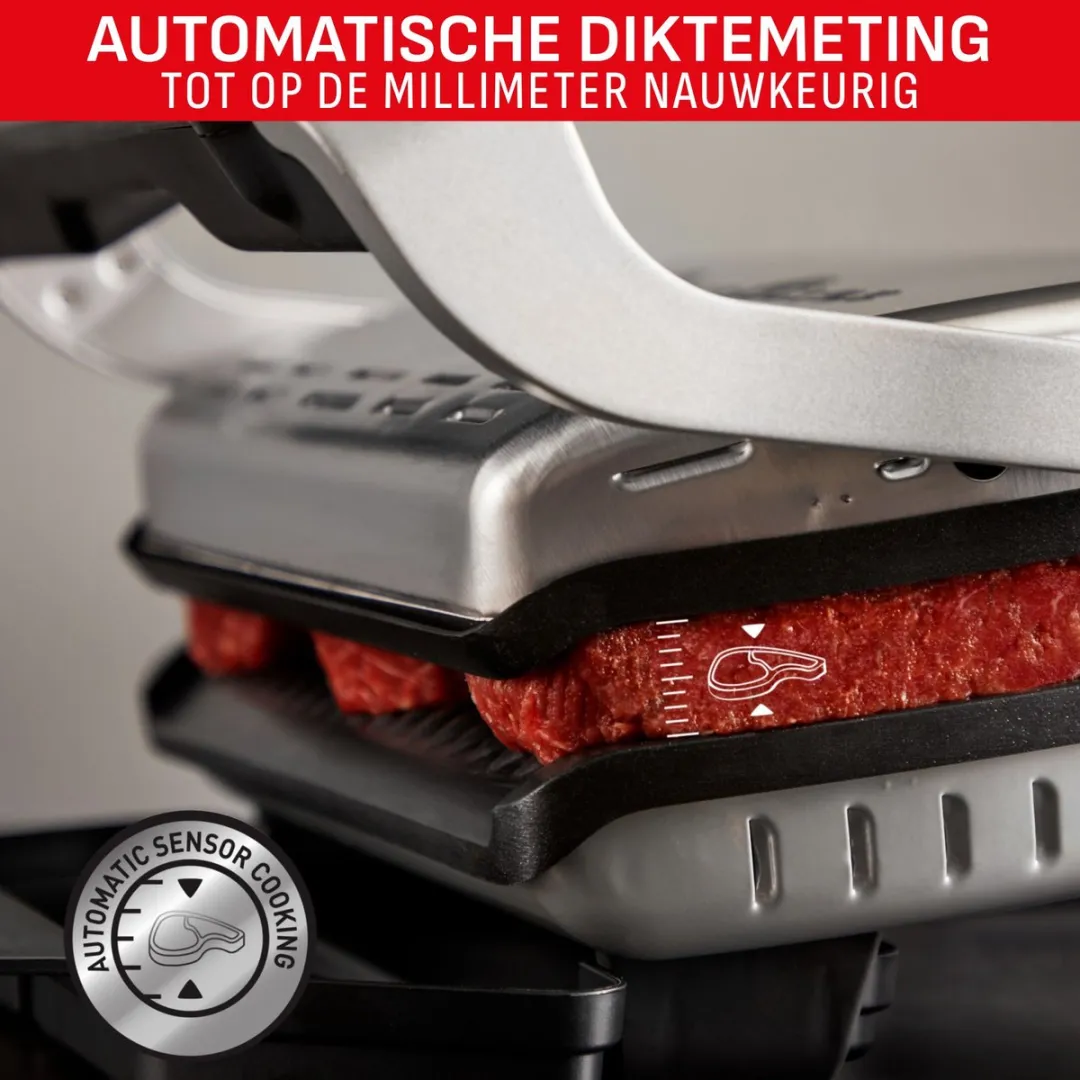 Tefal OptiGrill+ XL GC728D Contactgrill - 2000W - Zwart