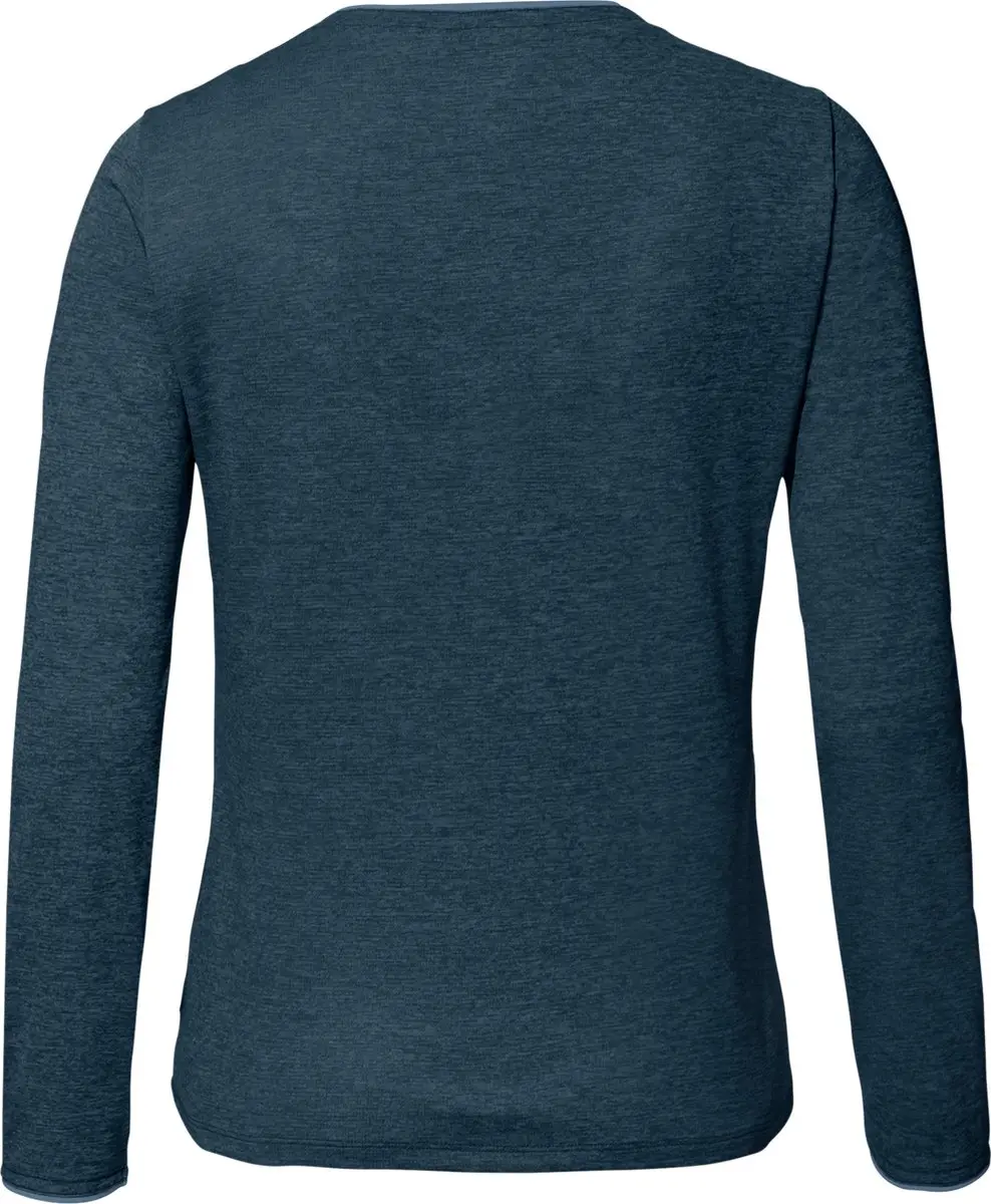 VAUDE Essential Dames Lange Mouwen T-Shirt - Blauw - Maat 38 - afbeelding 2 van 6