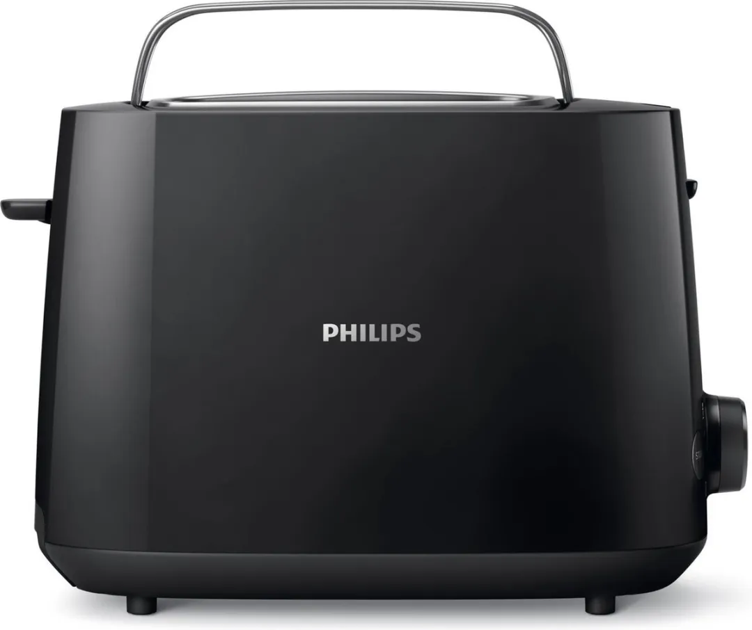 Philips Daily HD2581/90 Broodrooster - 2 Sandwiches - 830W - Zwart