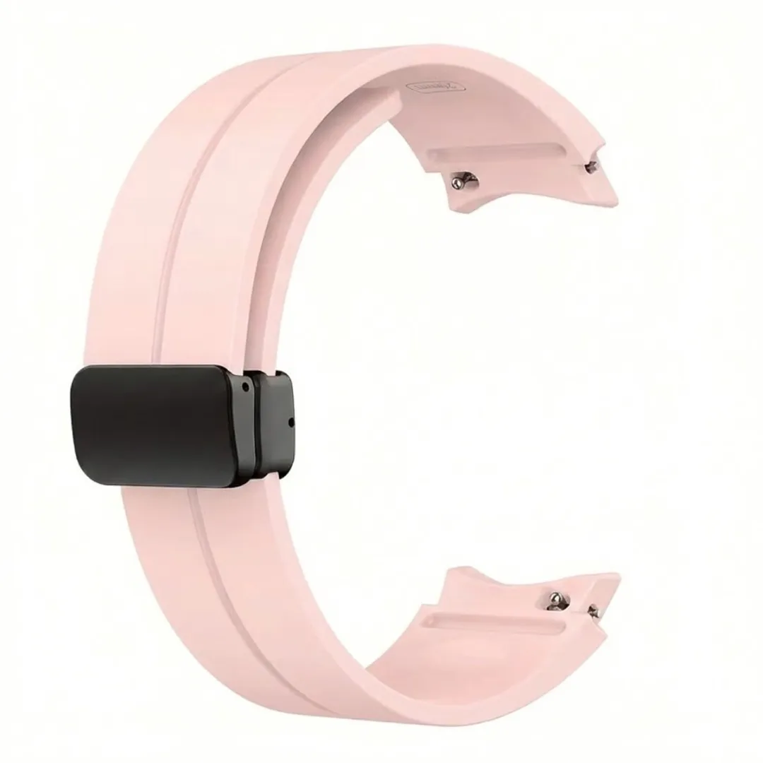 NUVEX Roze Siliconen Horlogebandje 20mm