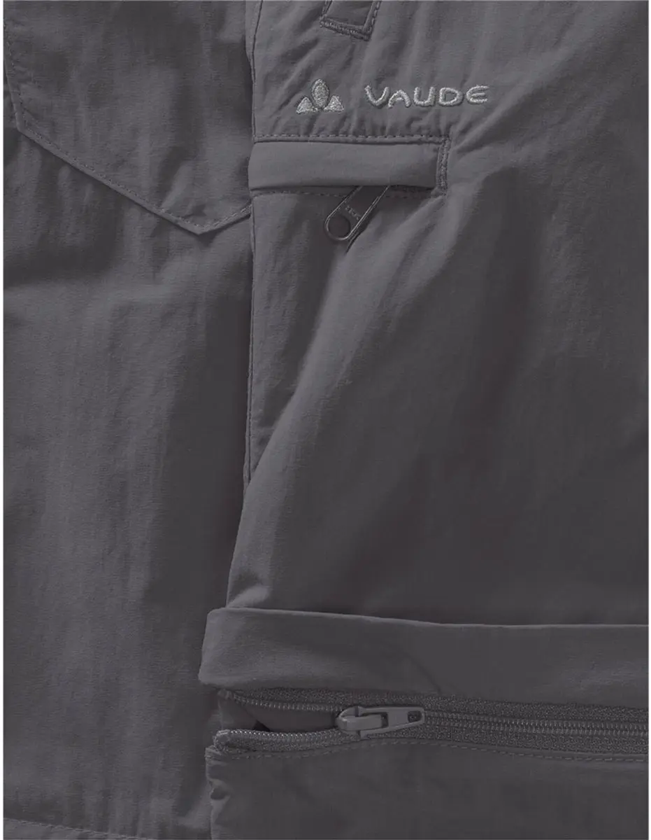 Vaude Detective Antimos Kinderbroek - Grijs 110-116cm - afbeelding 4 van 6