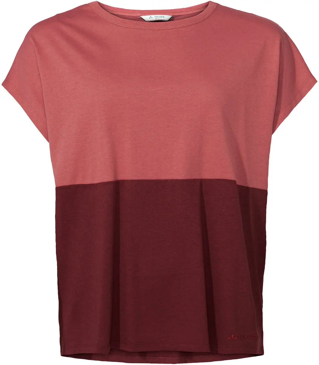 Vaude Redmont Iii T-shirt Met Korte Mouwen Rood 44 Vrouw