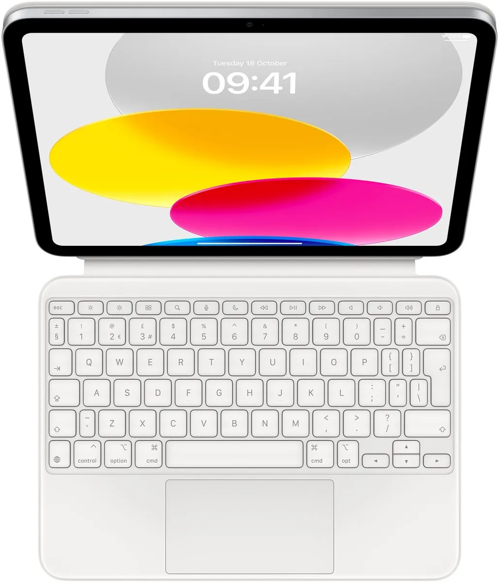 Apple Magic Keyboard Folio MQDP3B/A - iPad 10 (2022) Wit
