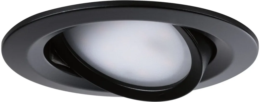 Paulmann Nova Coin LED-inbouwlamp 3x6W 470lm 2700K - Zwart mat