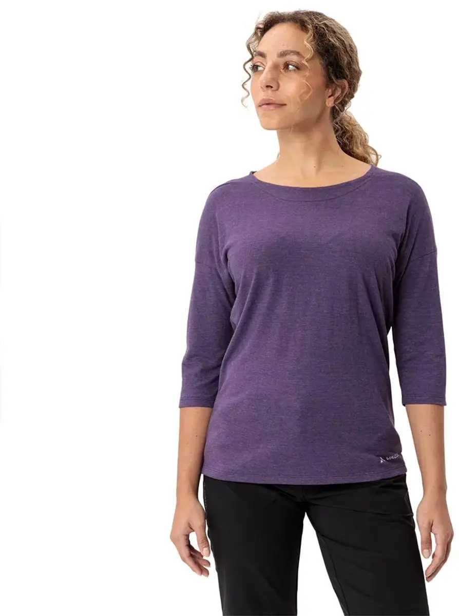Vaude Neyland 3/4 Mouw T-Shirt Dames - Mulberry - 42 - afbeelding 6 van 6