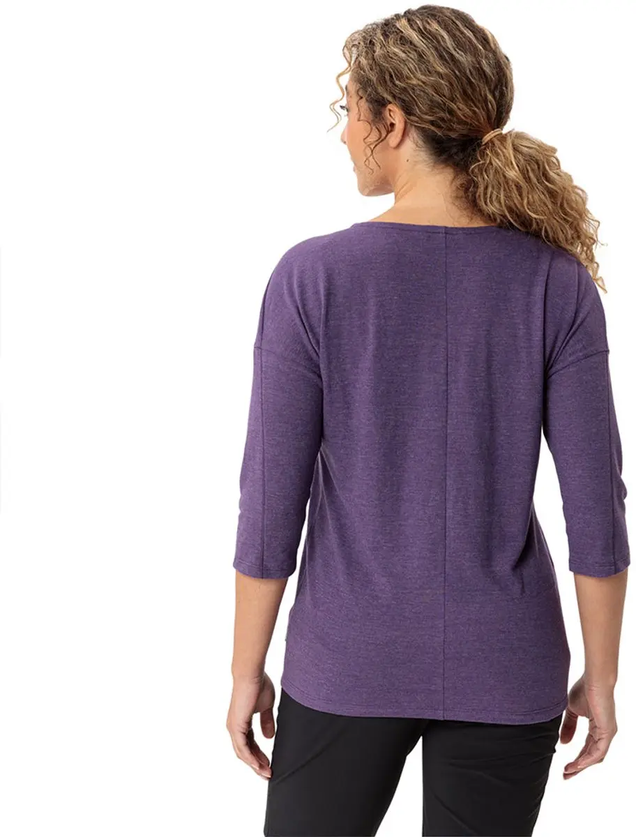 Vaude Neyland 3/4 Mouw T-Shirt Dames - Mulberry - 42 - afbeelding 2 van 6