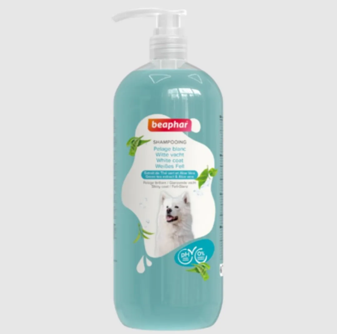 Beaphar Shampoo Bubbels Hond Witte Vacht 1L