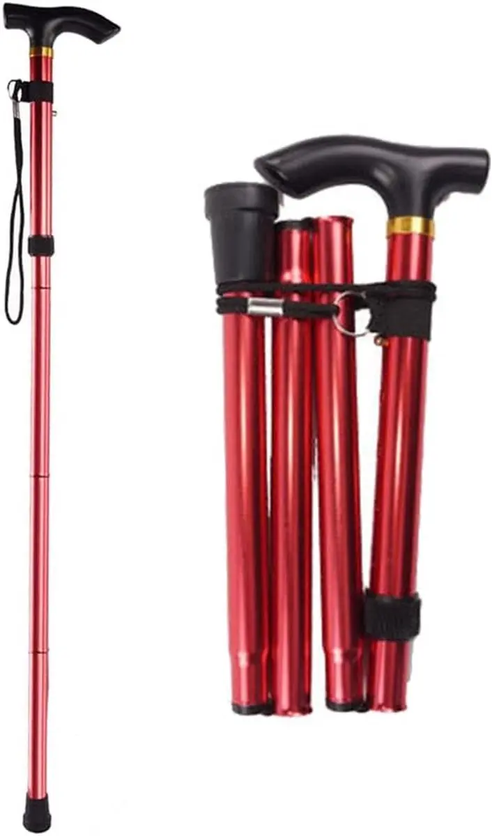 TEKROA® Draagbare, opvouwbare, ultralichte wandelstok
