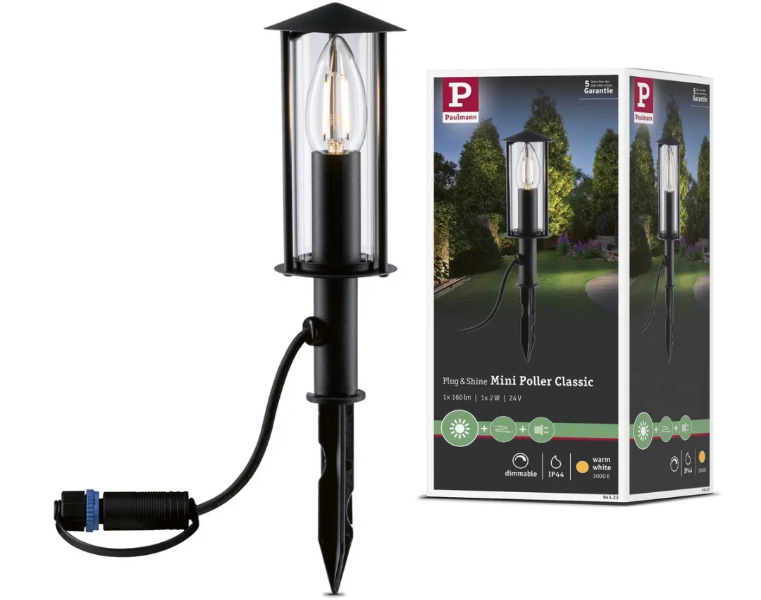 Paulmann Plug & Shine LED Bolderlamp Classic 2W