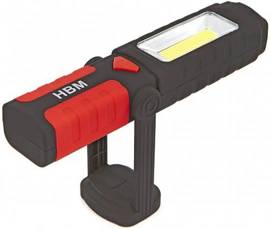 LED 3 in 1 magnetische zaklamp - 220 lumen - Rood - afbeelding 2 van 6