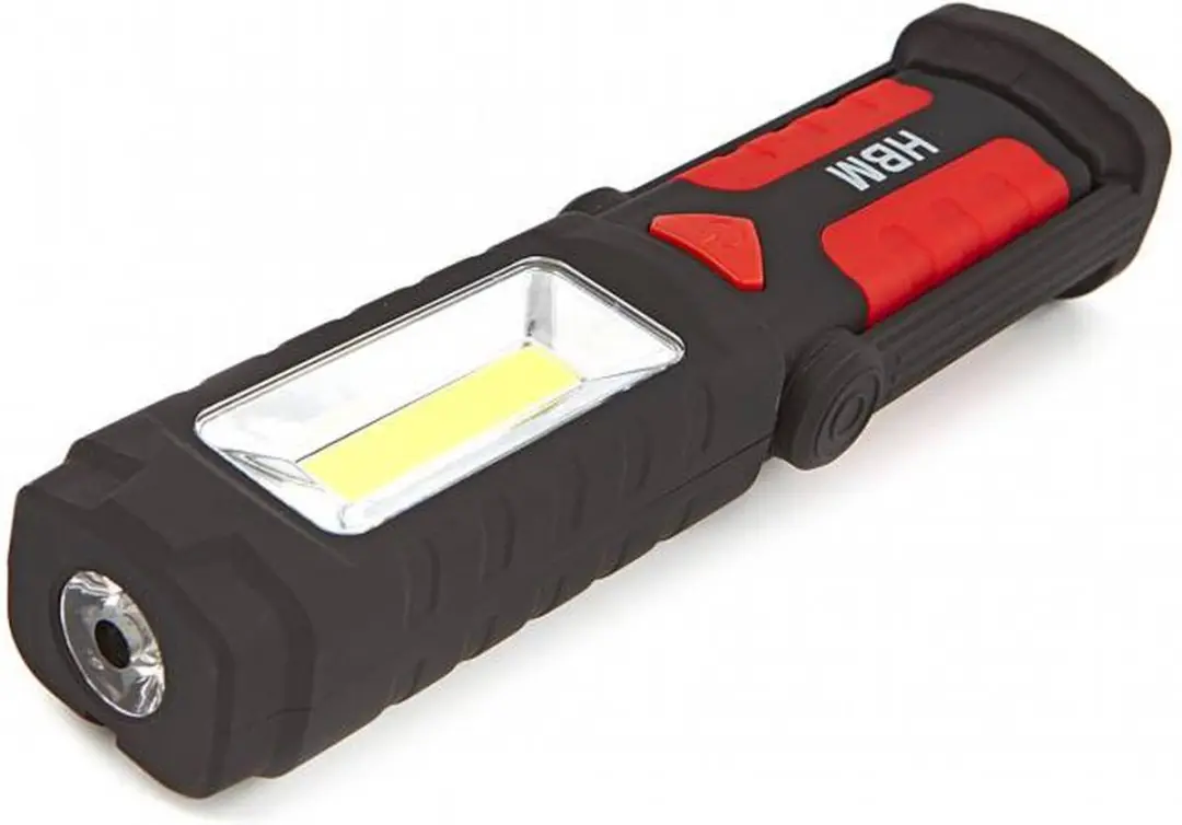 LED 3 in 1 magnetische zaklamp - 220 lumen - Rood - afbeelding 4 van 6