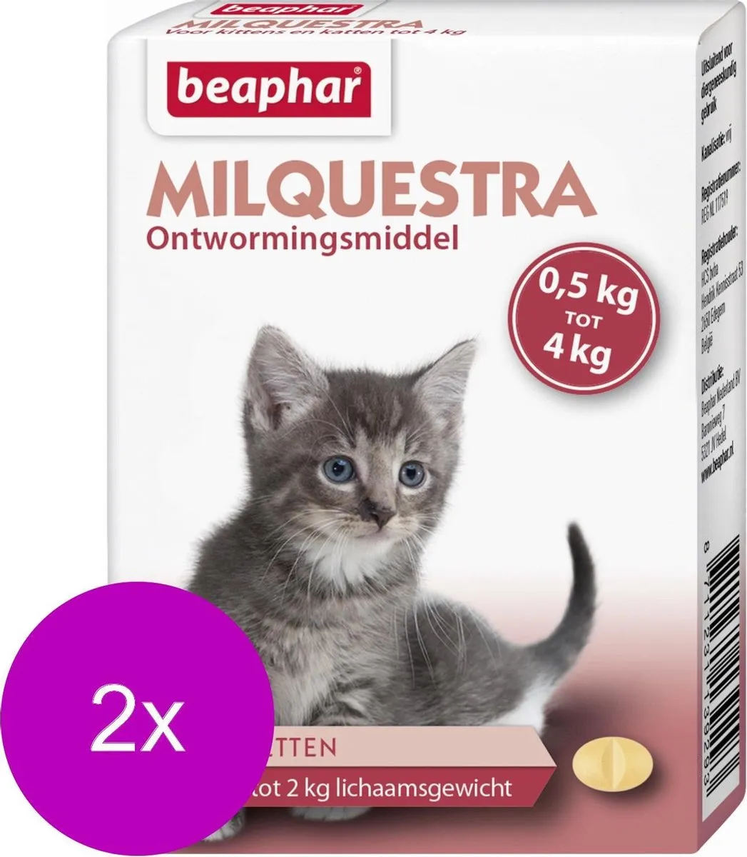Beaphar Milquestra Kitten Anti-wormenmiddel