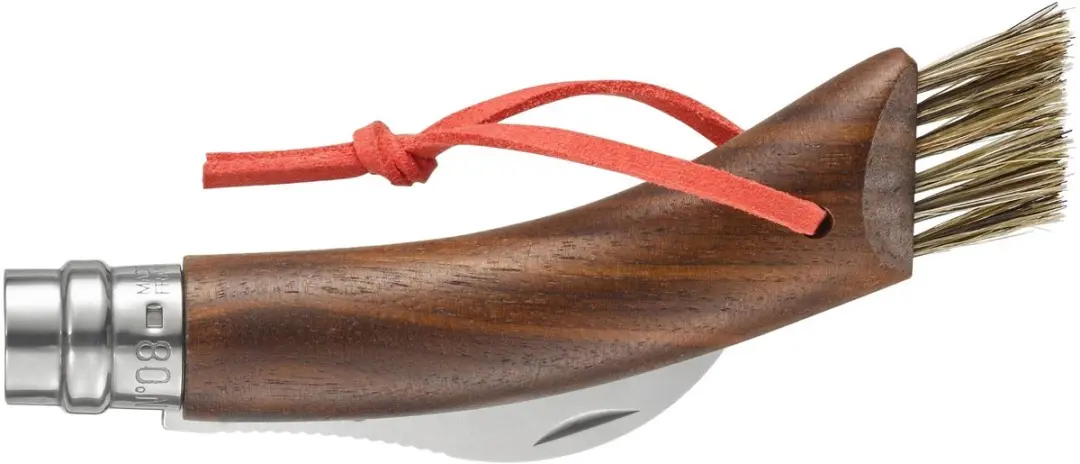 Opinel Champignonzakmes N°08 - Walnoothout - afbeelding 4 van 6