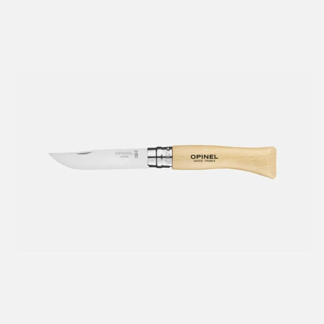 Opinel No.7 Zakmes - RVS - Hout - afbeelding 2 van 6