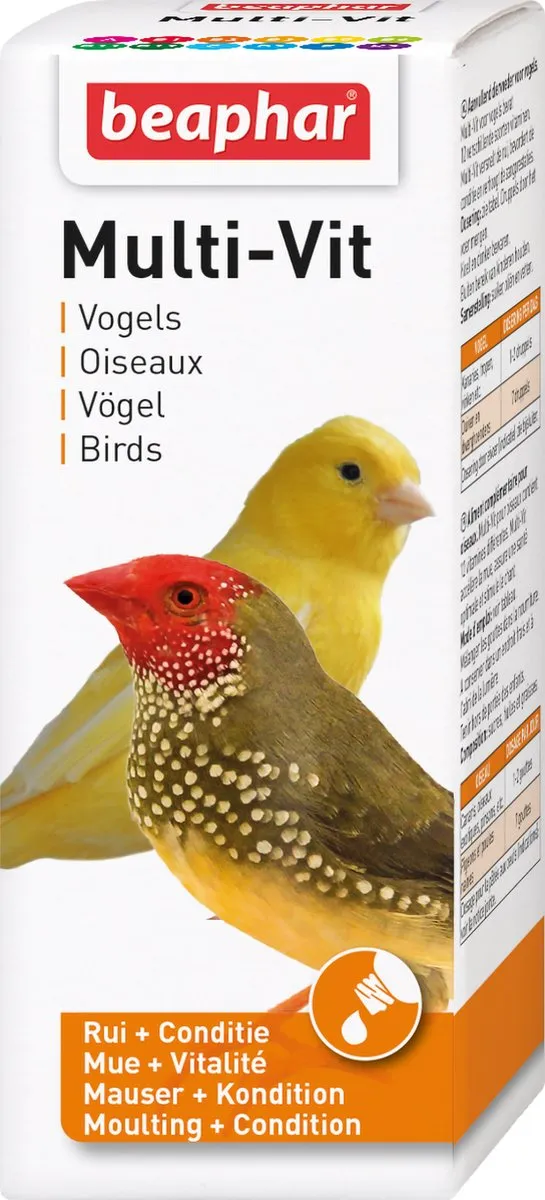 Beaphar Multi-Vit Vogel 50ml