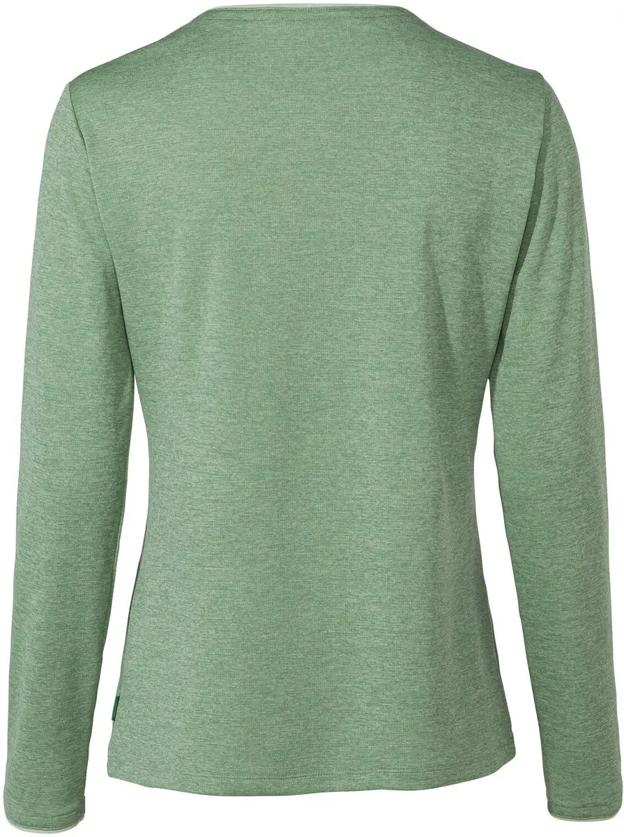 Vaude Essential Dames T-shirt Lange Mouwen - Groen - 44 - afbeelding 2 van 6