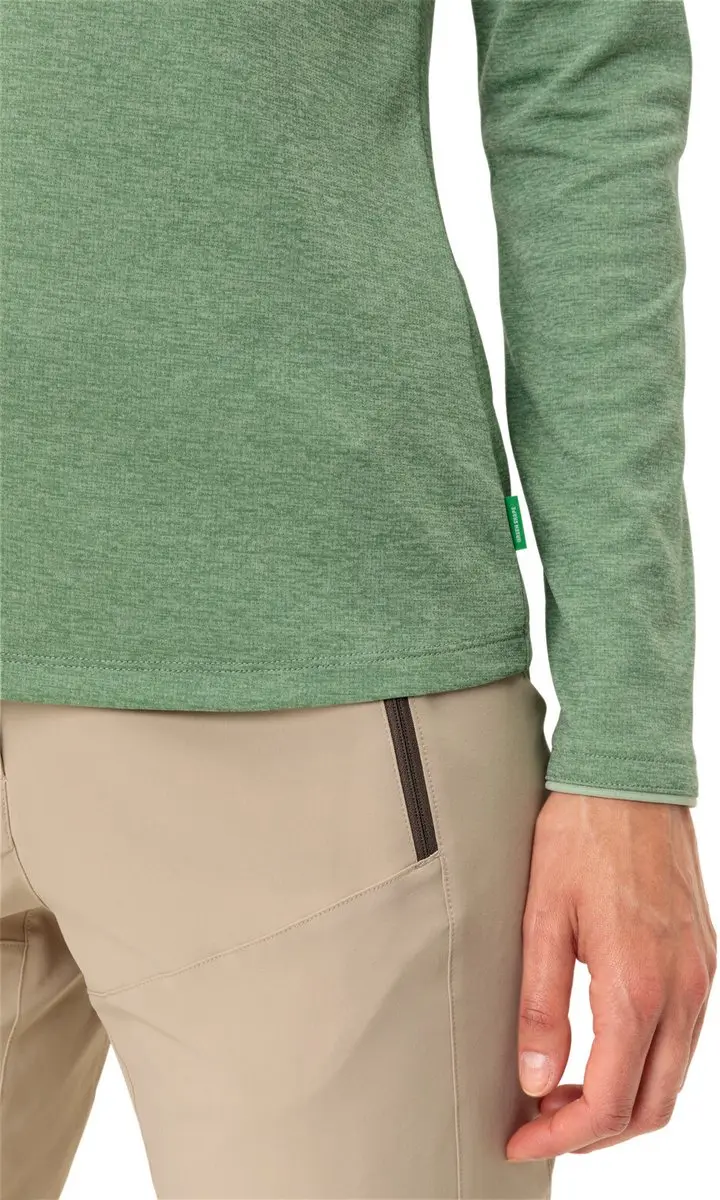 Vaude Essential Dames T-shirt Lange Mouwen - Groen - 44 - afbeelding 4 van 6