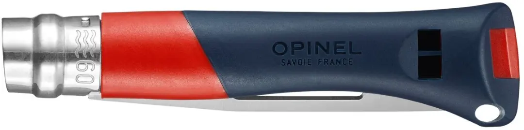 Opinel N°09 Ocean Zakmes - Rvs/Polyamide - Rood - afbeelding 6 van 6