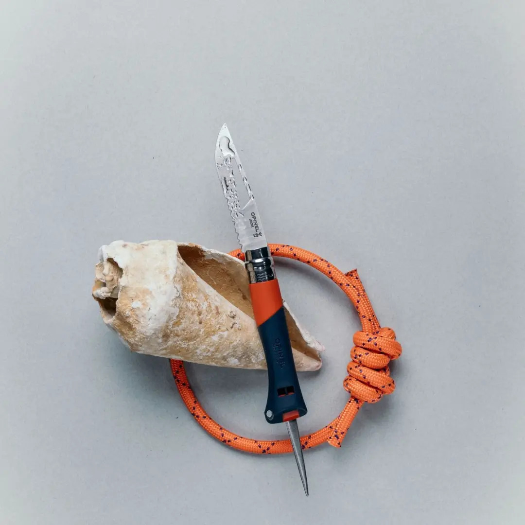 Opinel N°09 Ocean Zakmes - Rvs/Polyamide - Rood - afbeelding 4 van 6