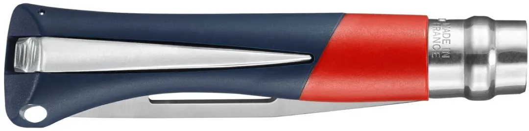 Opinel N°09 Ocean Zakmes - Rvs/Polyamide - Rood - afbeelding 3 van 6