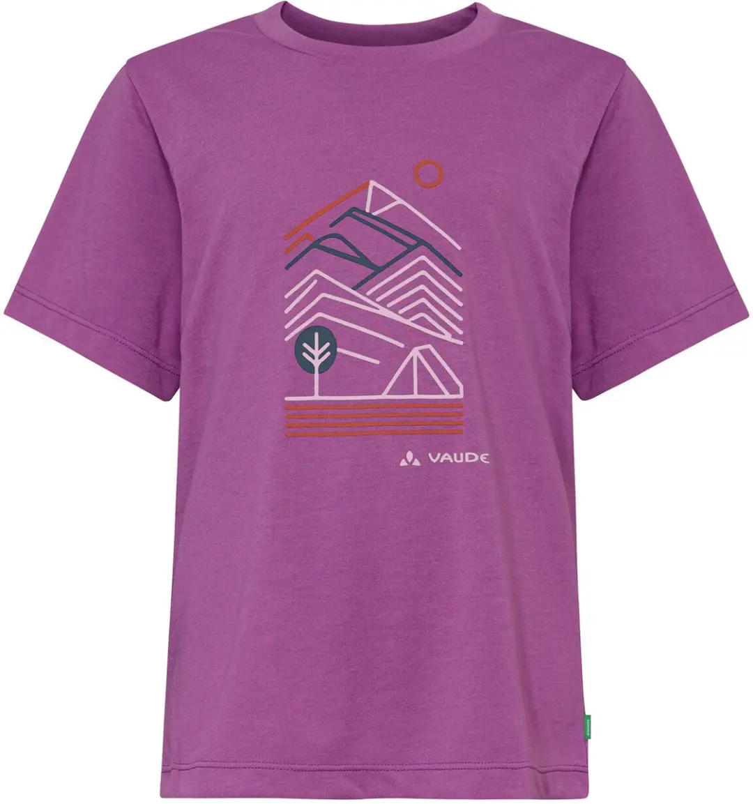 Vaude Rokua T-shirt Met Korte Mouwen Paars 146-152 cm Jongen