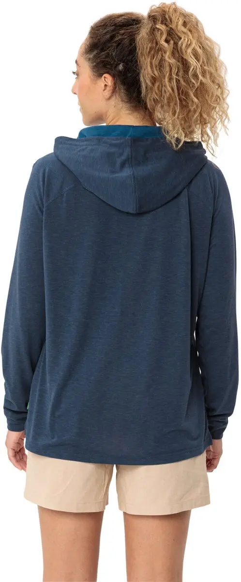 Vaude Mineo Dames Hoodie - Dark Sea - 42 - afbeelding 3 van 6