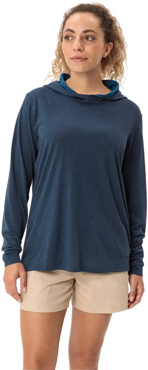Vaude Mineo Dames Hoodie - Dark Sea - 42 - afbeelding 2 van 6
