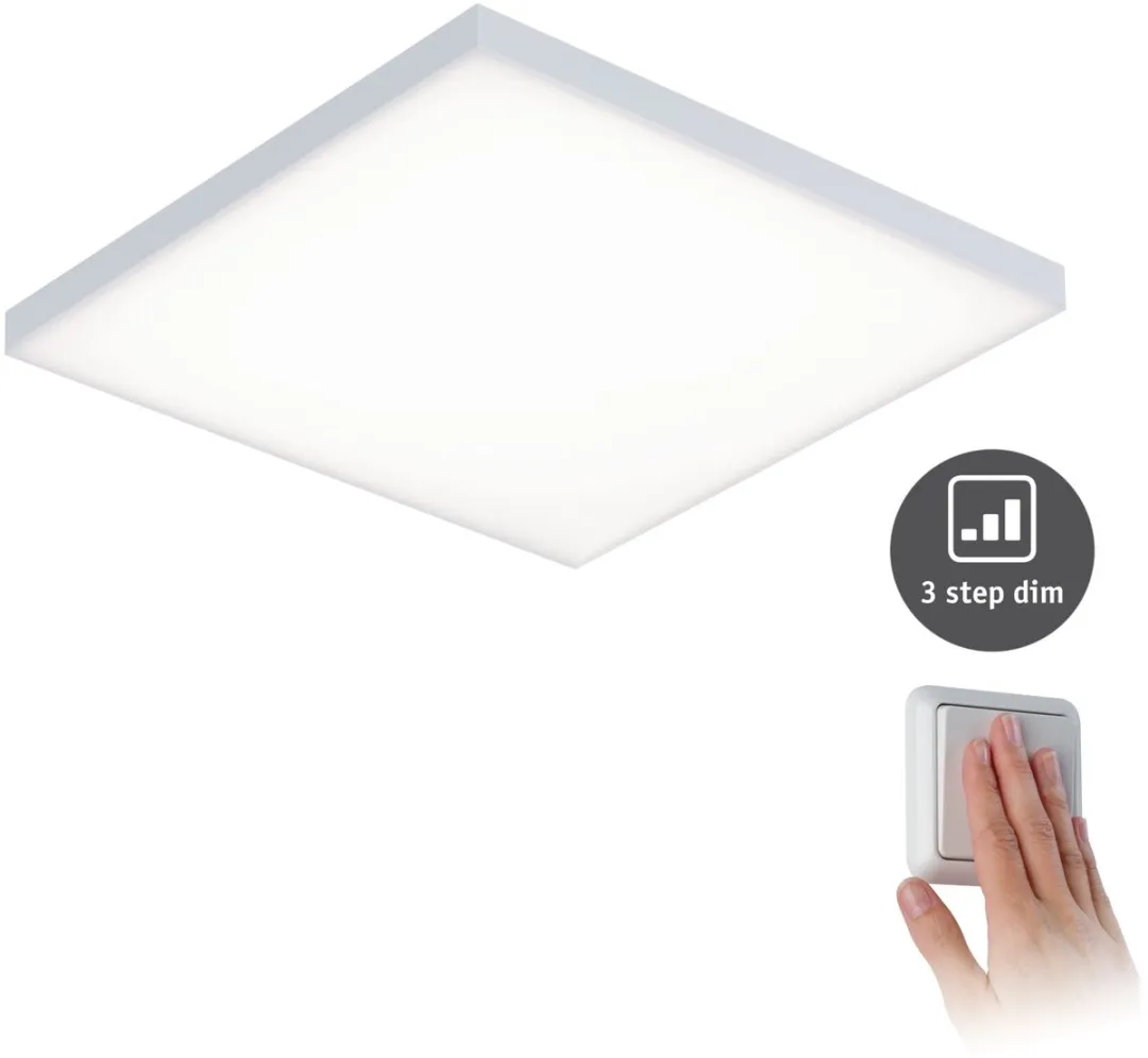 Paulmann Velora LED-paneel 17W 1600lm 3000K - 295x295mm Wit dimbaar