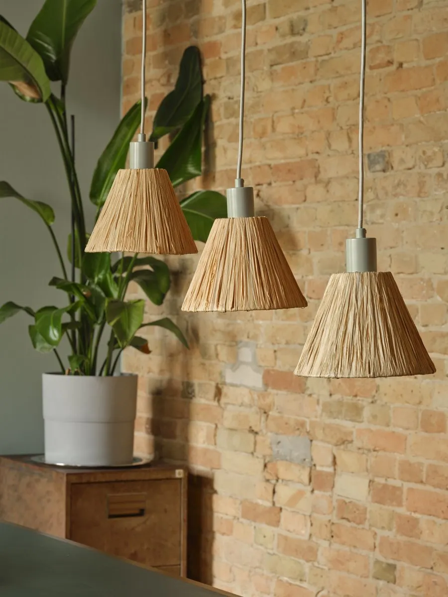 Osram Decor Raffia Linear Hanglamp - 3xE27 - Groen