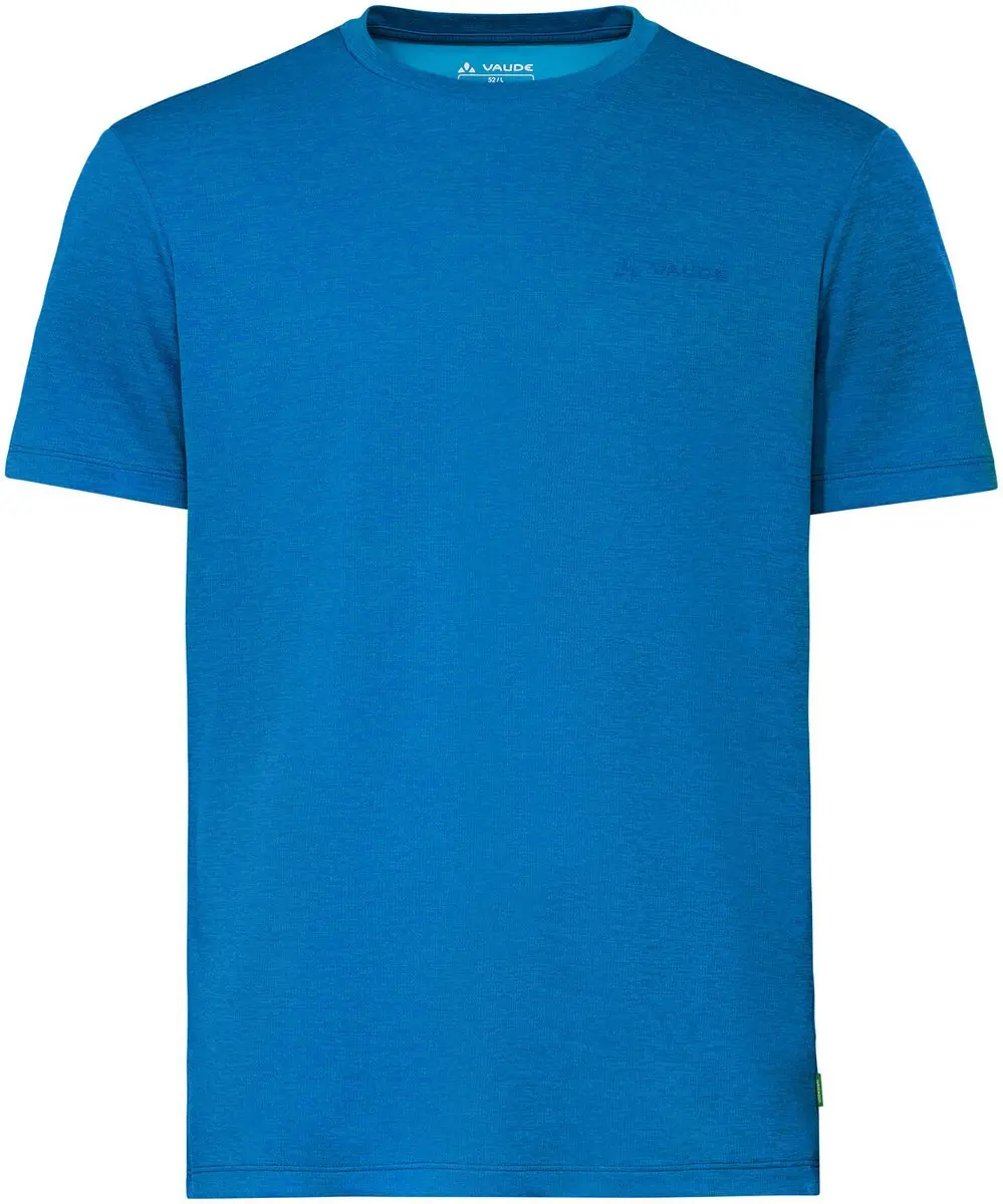 Vaude Essential T-shirt Met Korte Mouwen Blauw M Man