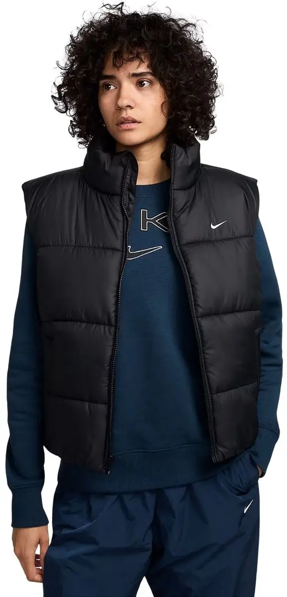 Nike Classic Puffer Winterbodywarmer Dames - Zwart M/38 - afbeelding 2 van 2