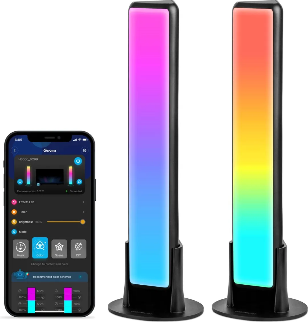 Govee RGBICWW Lightbars - Mat Glas - 2x 18W