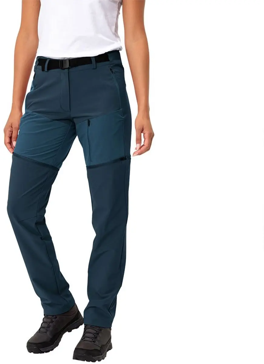 Vaude Elope Zip Off Damesbroek - Dark Sea - 46